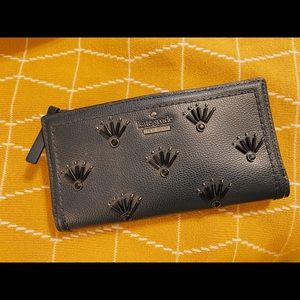 Kate Spade Braylon Blue Beaded Wallet